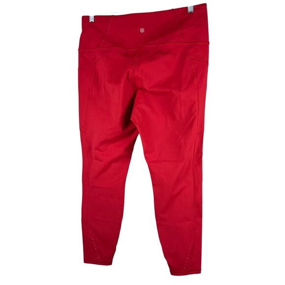 Athleta Rainier Tight Clover Berry Red Women's Size 1X New With Tags #487745 - Picture 5 of 12